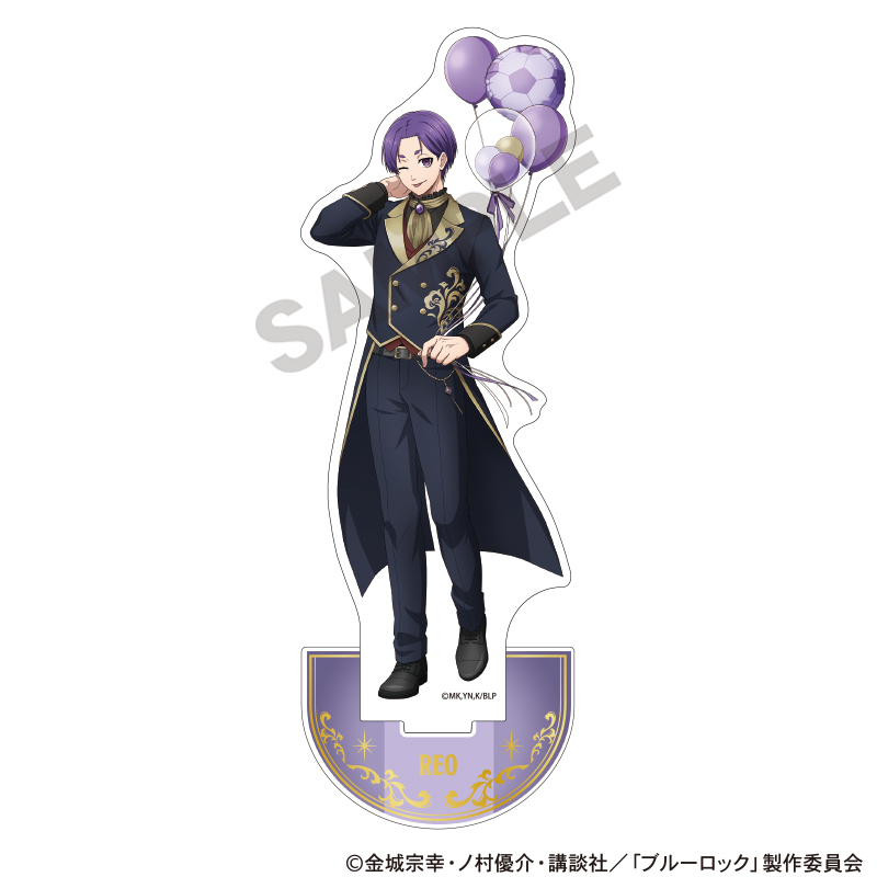 【クラックス】ブルーロック 箔押しアクリルスタンド 御影玲王 バルーン