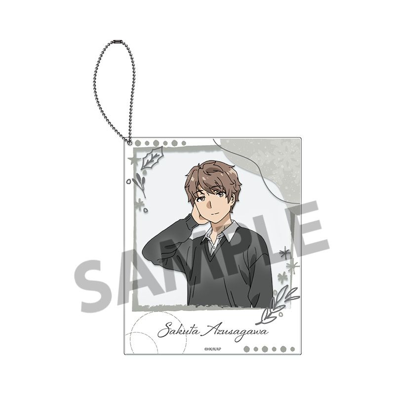 【ホビーストック】青春ブタ野郎はサンタクロースの夢を見ない ポラロイド風アクリルキーホルダー 梓川咲太