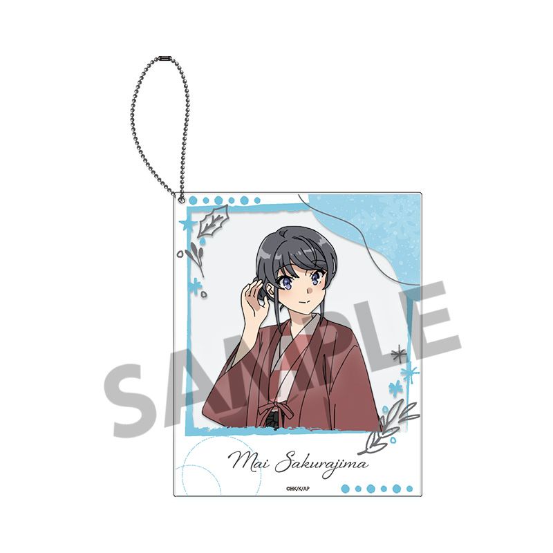 【ホビーストック】青春ブタ野郎はサンタクロースの夢を見ない ポラロイド風アクリルキーホルダー 桜島麻衣