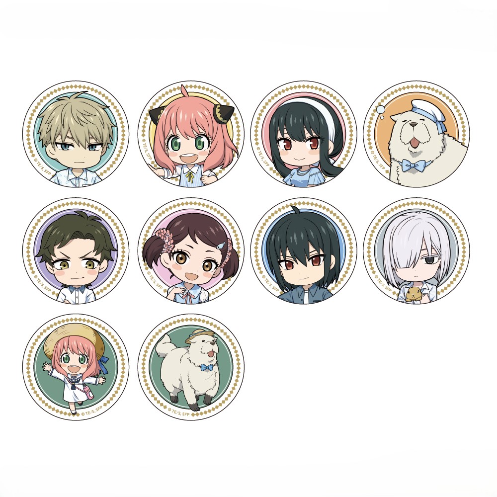 【クリーク・アンド・リバー】『SPY×FAMILY』 トレーディング_ミニキャラ缶バッジ 1BOX入数：10