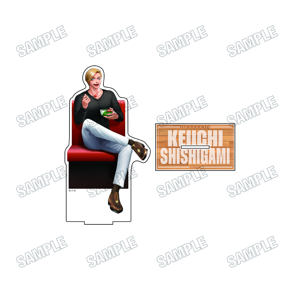 【メディコス・エンタテインメント】『ジャンケットバンク』描き下ろしBIGアクリルスタンド【ジョイキッチンver.】（2）獅子神 敬一