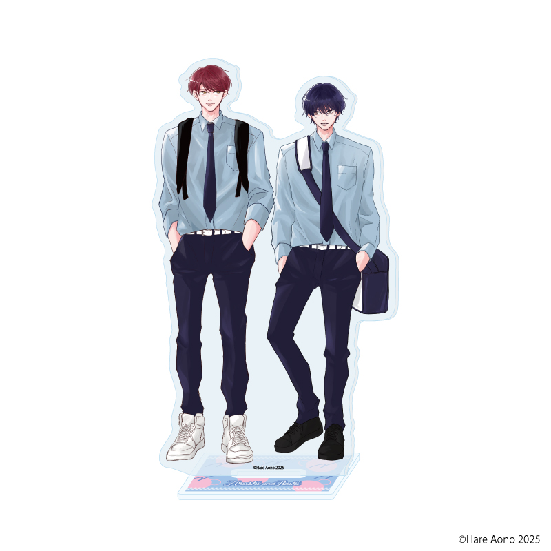 【A3】アクリルスタンド「あらしといぶき」01/嵐士&伊吹A（描き下ろしイラスト）