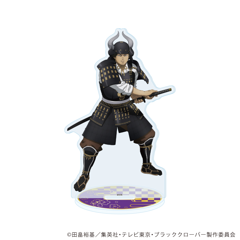 【A3】アクリルスタンド「ブラッククローバー」20/ヤミ 甲冑ver.（描き下ろしイラスト）