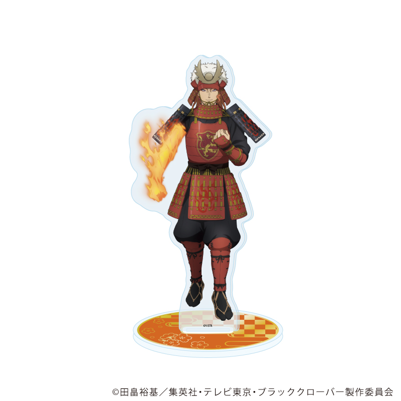 【A3】アクリルスタンド「ブラッククローバー」21/フエゴレオン 甲冑ver.（描き下ろしイラスト）