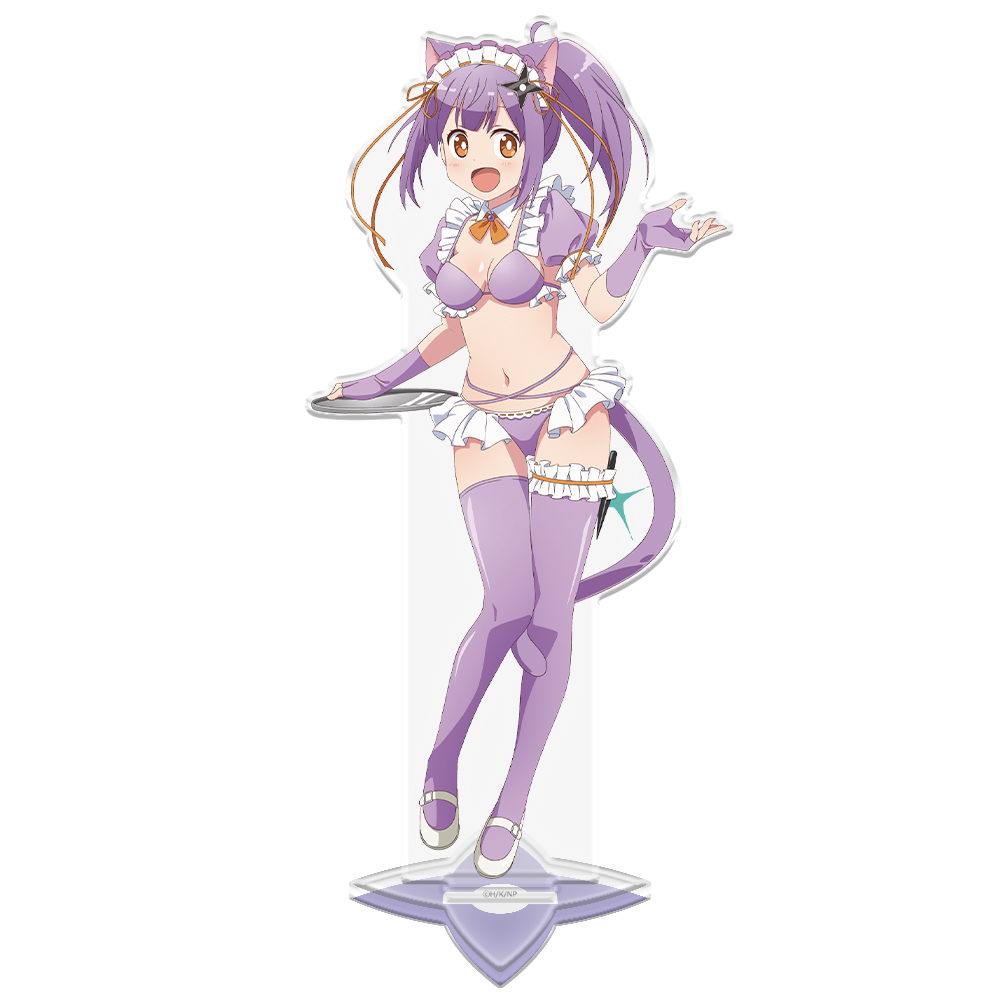 【アズメーカー】忍者と殺し屋のふたりぐらし アクリルキャラスタンド 草隠さとこ 猫耳水着メイドver.【描き下ろし】