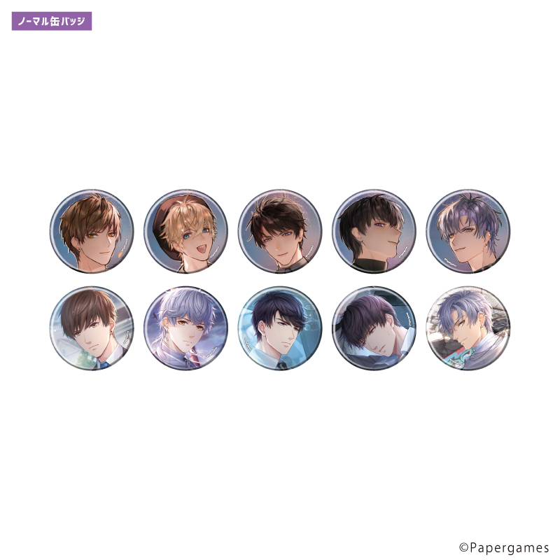 【A3】トレーディング缶バッジ（レア入り）「恋とプロデューサー～EVOL×LOVE～」21/ブラインド（全11種）（ノーマル10種/レア1種）（公式イラスト） 1BOX入数：11