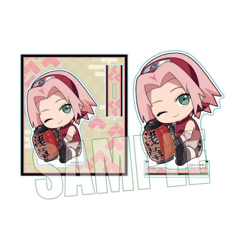 【ベルハウス】ぎゅぎゅっとアクリルスタンド NARUTO-ナルト- 疾風伝/春野サクラ 浅草ver.