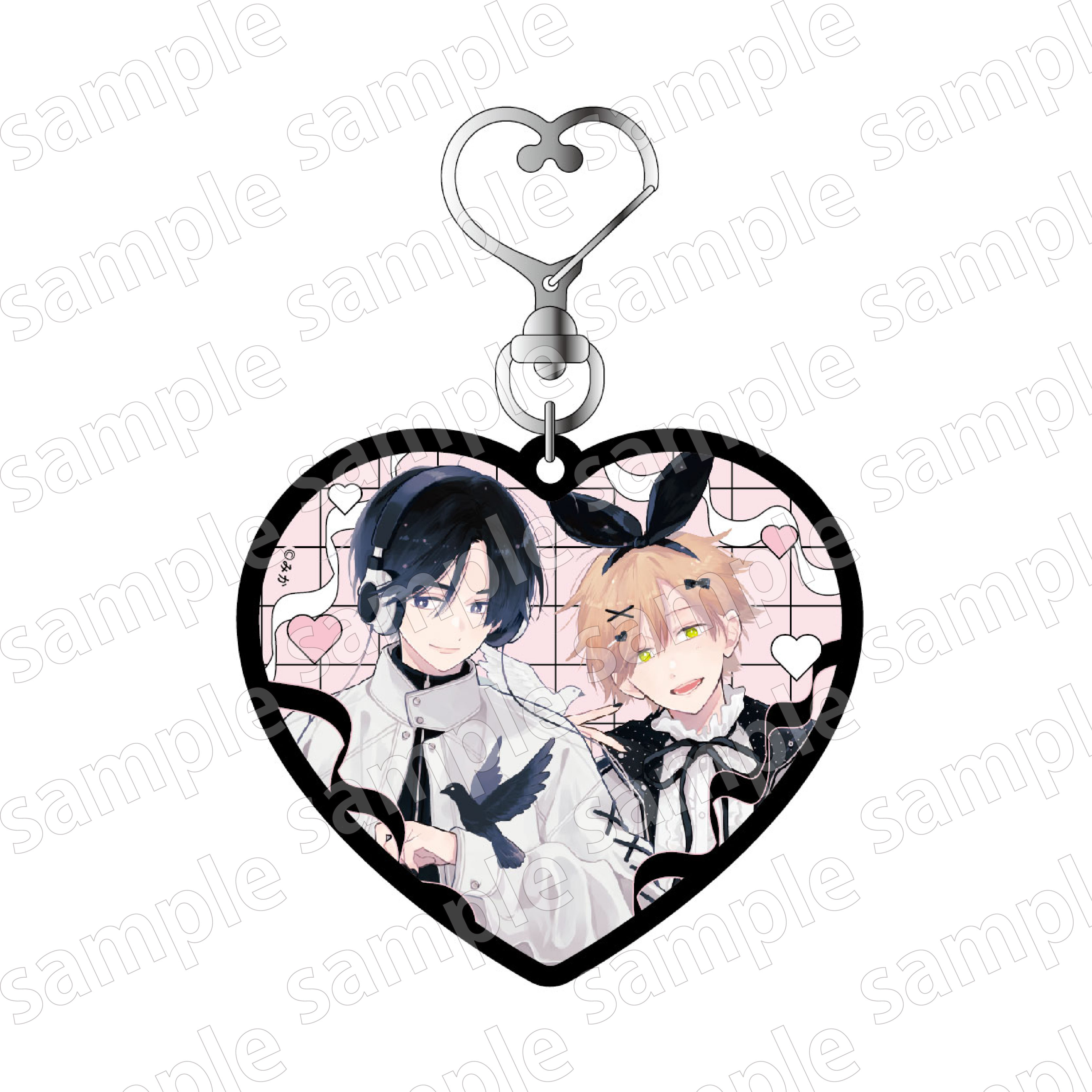 【KADOKAWA】アクリルキーホルダー 君には届かない。 BLACK&PINK ver.