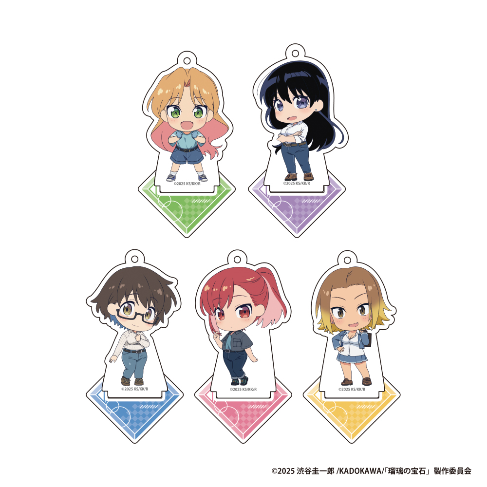 【アイライツ】瑠璃の宝石 トレーディングアクリルスタンドキーホルダー 1BOX入数：5