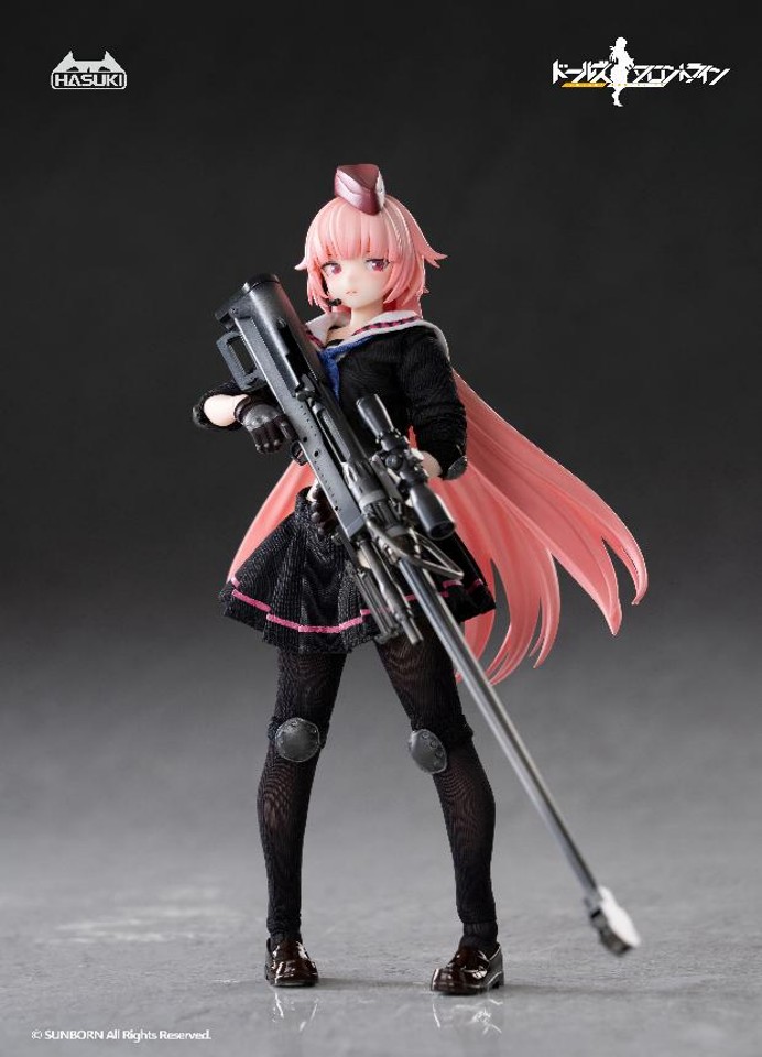 【HASUKI】pocket artシリーズ PA011 ドールズフロントライン NTW-20 1/12 完成品アクションフィギュア