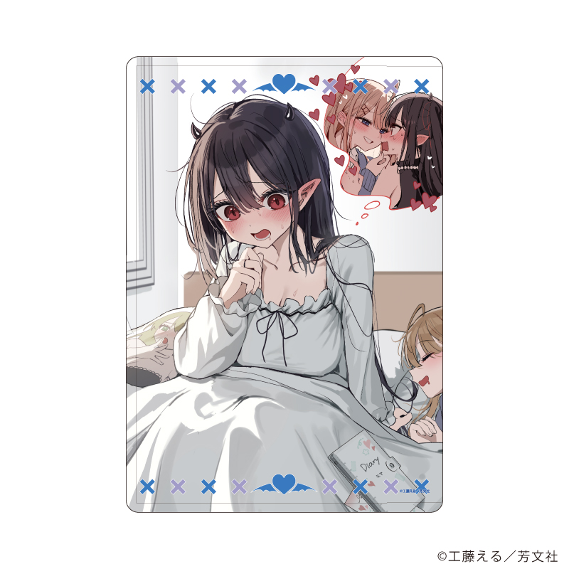 【A3】キャラクリアケース「江口さんちの純情サキュバス」02/B（公式イラスト）