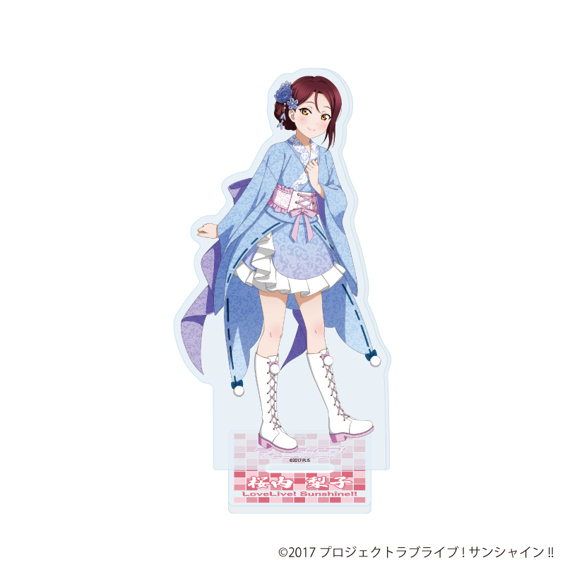 【A3】アクリルスタンド「ラブライブ！サンシャイン！！」11/和風ドレスver. 桜内 梨子（描き下ろしイラスト）