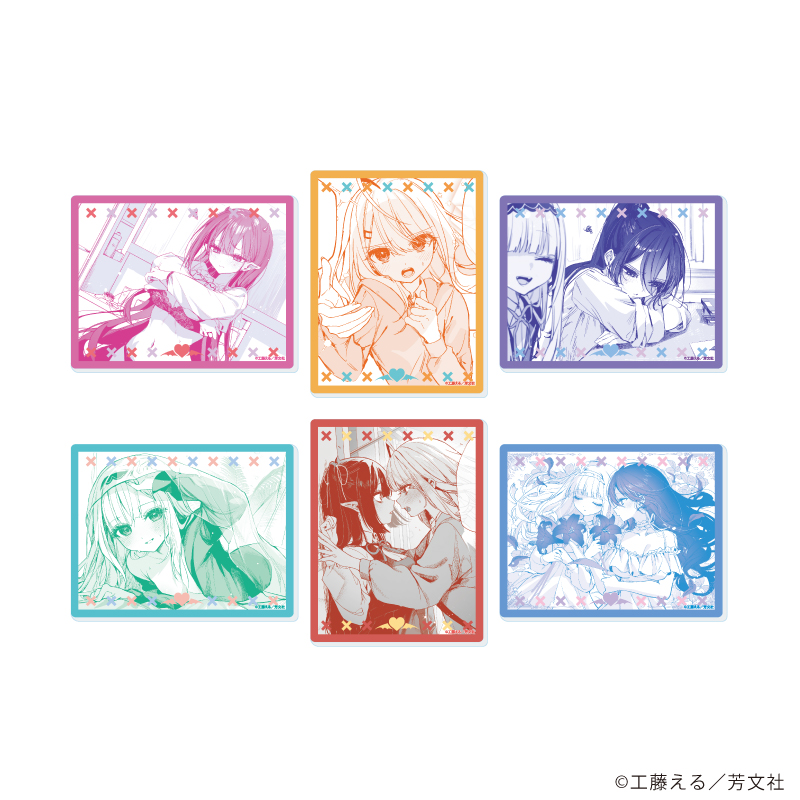 【A3】アクリルカード「江口さんちの純情サキュバス」01/ブラインド（全6種）（公式イラスト） 1BOX入数：6