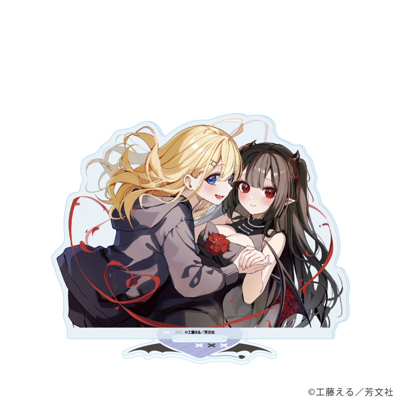 【A3】アクリルスタンド「江口さんちの純情サキュバス」02/B（公式イラスト）