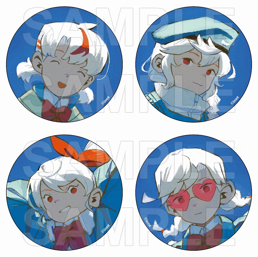 【KADOKAWA】ラブ・バレット 缶バッジセット