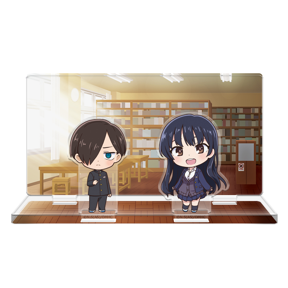 【アズメーカー】僕の心のヤバイやつ アクリルジオラマ 【市川&山田】