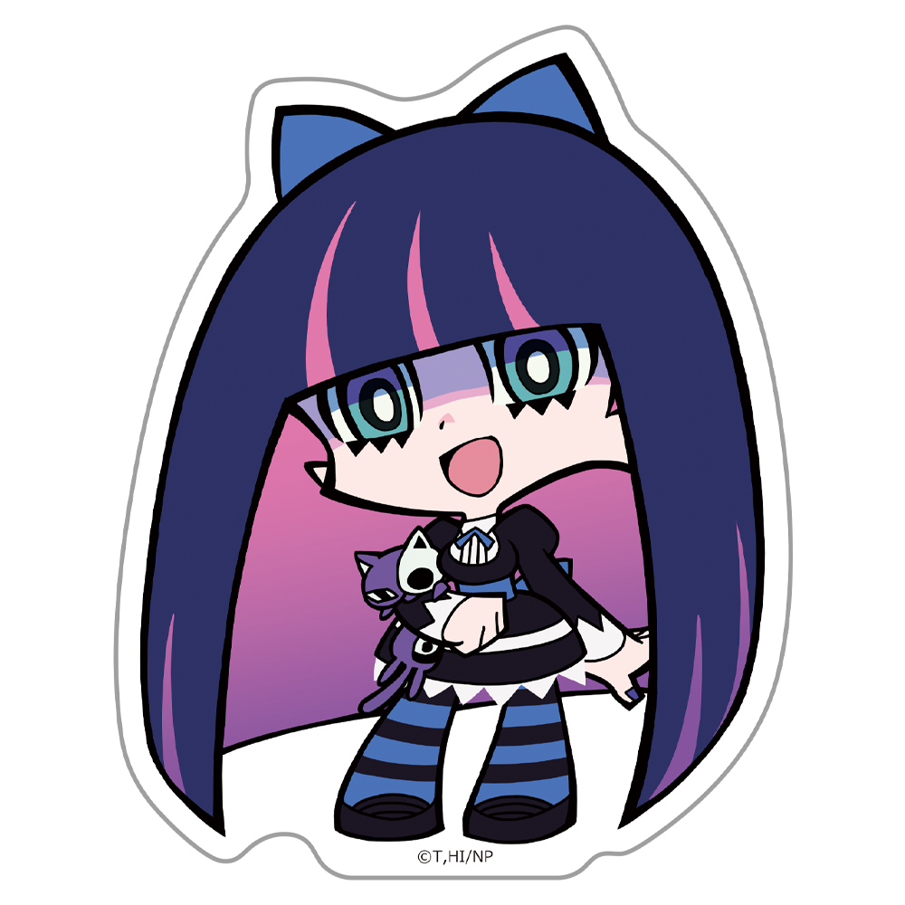 【アズメーカー】New PANTY & STOCKING with GARTERBELT ダイカットステッカー ストッキング