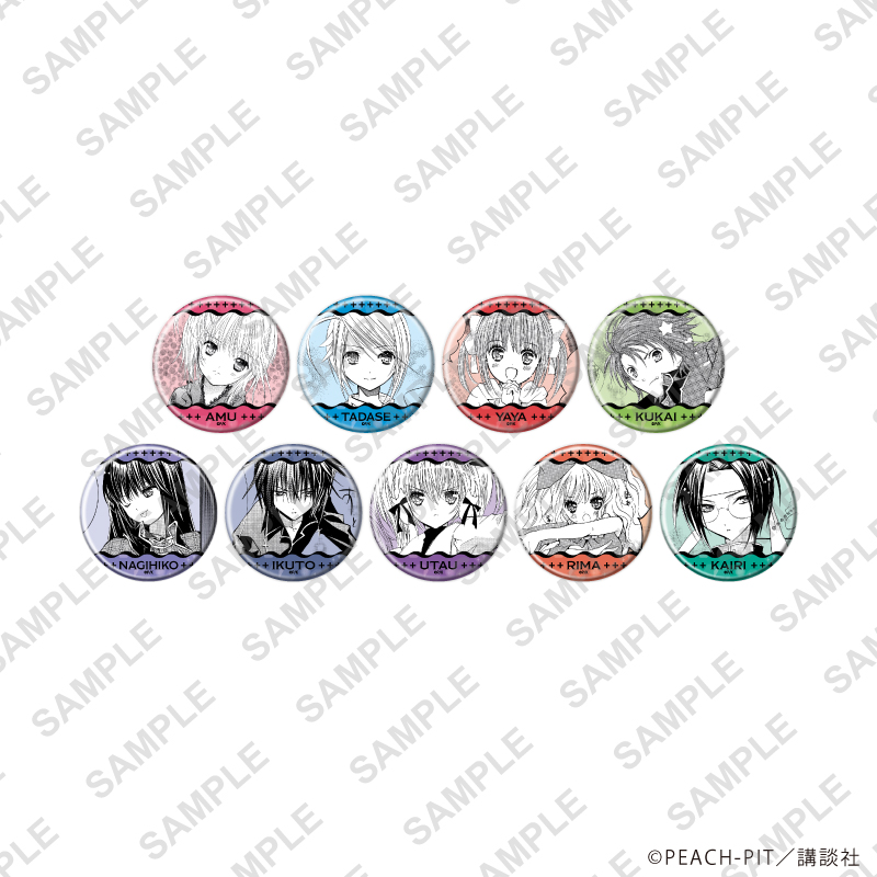 【A3】缶バッジ「しゅごキャラ！」30/ブラインド（全9種） なみなみデザイン（公式イラスト） 1BOX入数：9