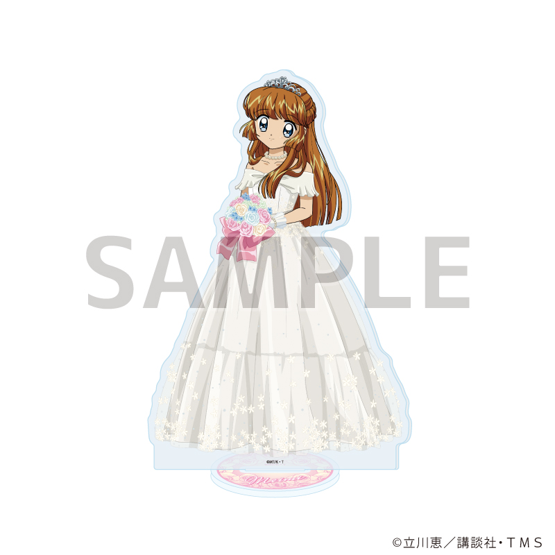 【A3】アクリルスタンド「TVアニメ『怪盗セイント・テール』」09/羽丘芽美 ウェディングver.（描き下ろしイラスト）
