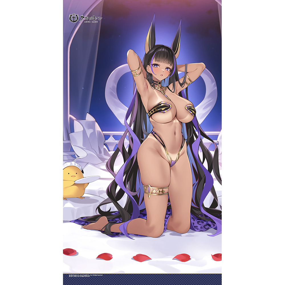 【カーテン魂】アズールレーン のれん （クレオパトラ/星辰と薔薇）