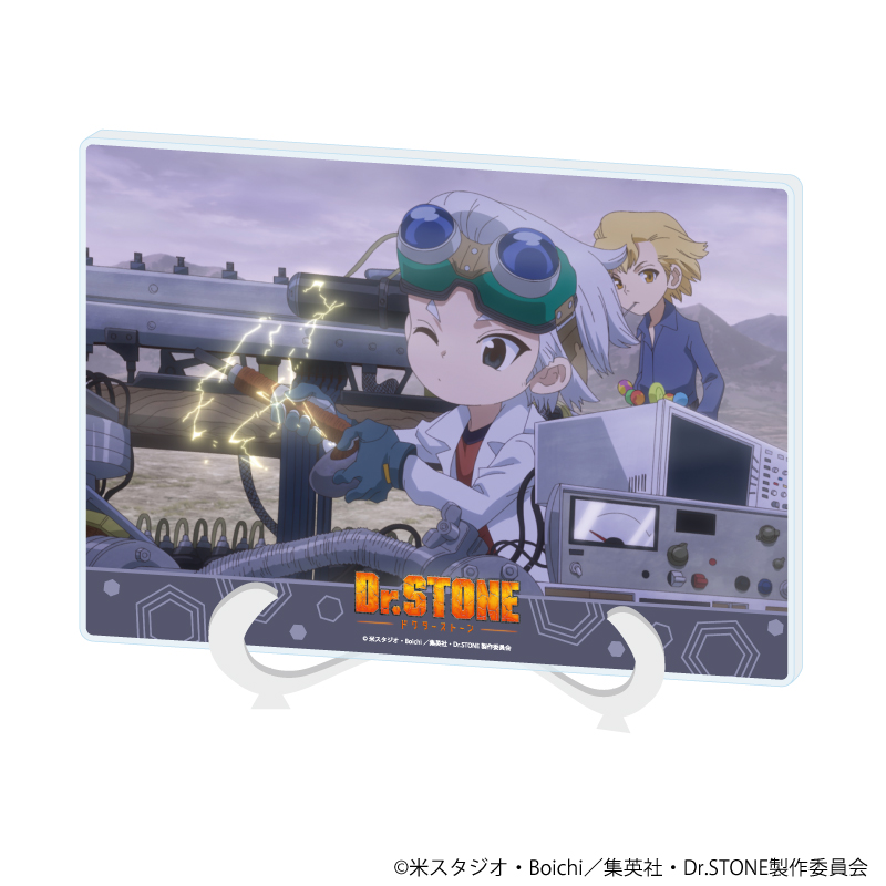 【A3】アクリルアートボード（A5サイズ）「Dr.STONE」13/Dr.ゼノ&スタンリー・スナイダー（場面写イラスト）