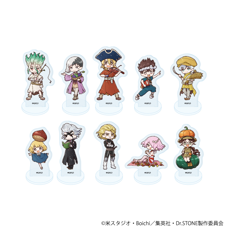 【A3】アクリルぷちスタンド「Dr.STONE」19/秋ver. ブラインド（全10種）（グラフアートイラスト） 1BOX入数：10