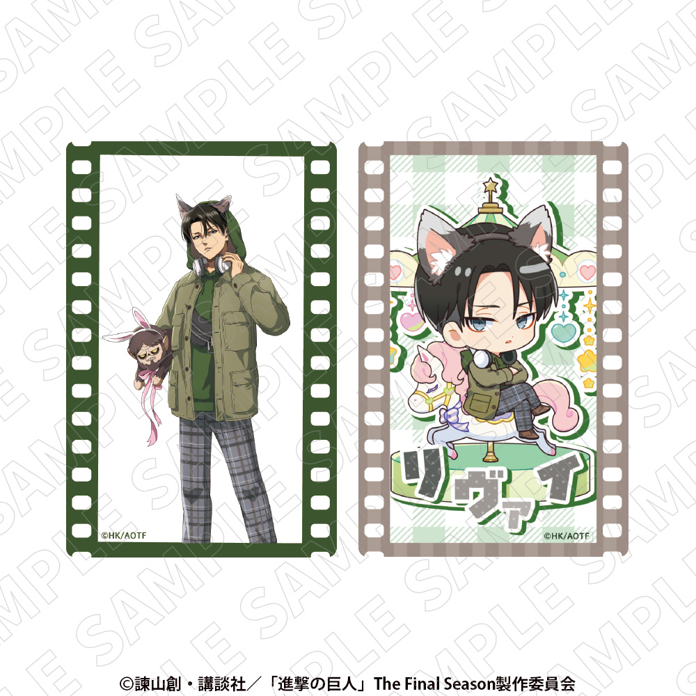 【TOKYOGETS】進撃の巨人 クリアカードセット（リヴァイ）