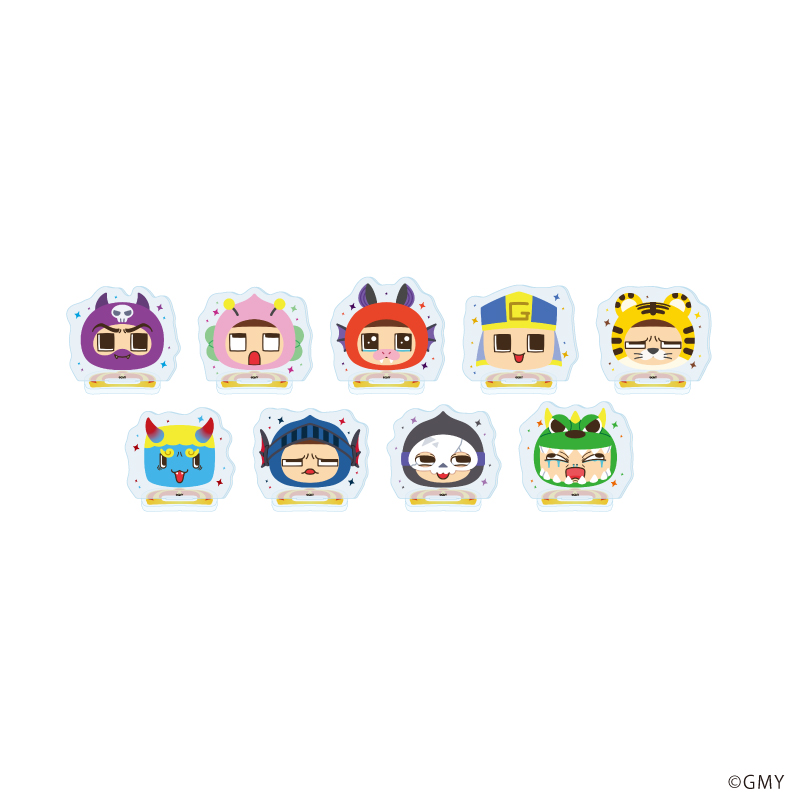 【A3】アクリルぷちスタンド「ぐちおくん出世マウンテン」02/ブラインド（全9種）（公式イラスト） 1BOX入数：9