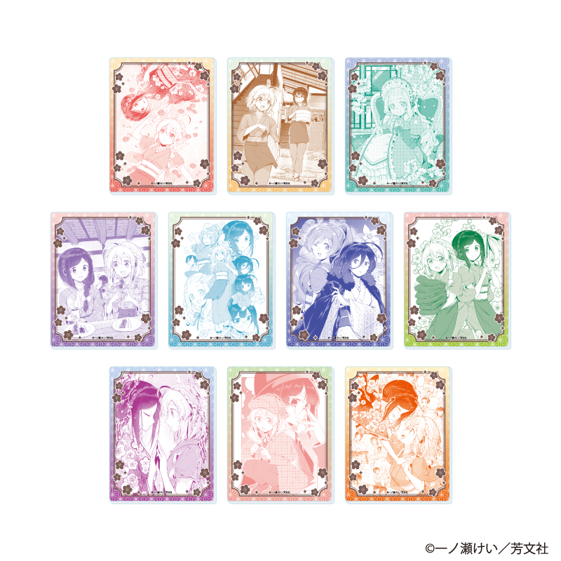 【A3】アクリルカード「花唄メモワール」01/ブラインド（全10種）（公式イラスト） 1BOX入数：10