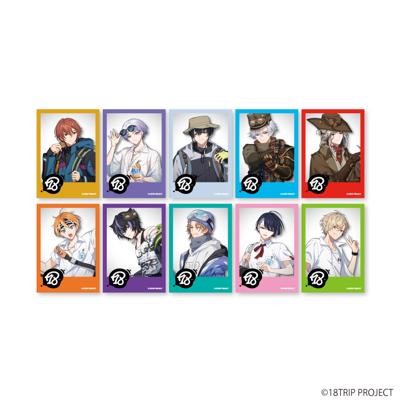 【A3】ミニフォト『18TRIP』05/ブラインド（全10種）（公式イラスト） 1BOX入数：10