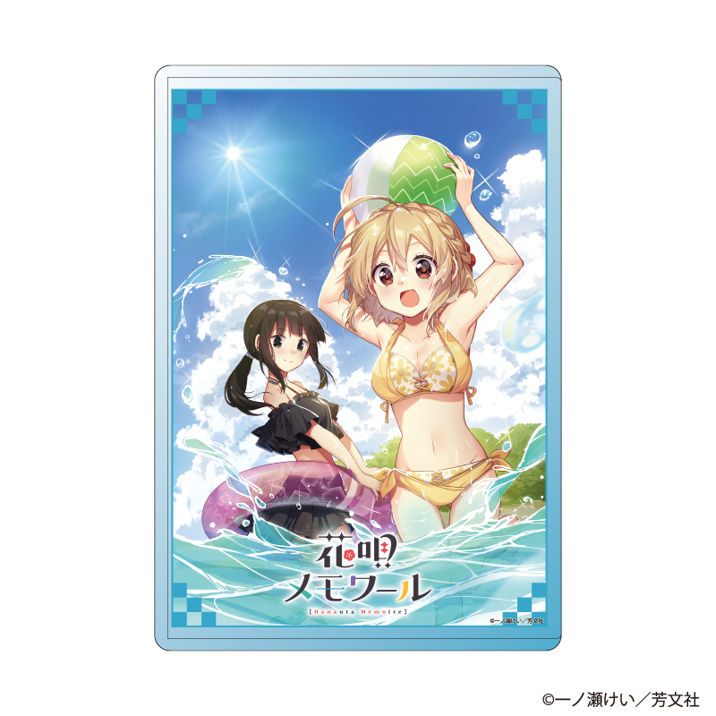 【A3】キャラクリアケース「花唄メモワール」05/佐々木梅&佐竹巴枝（公式イラスト）