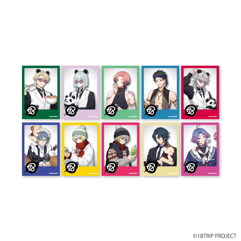 【A3】ミニフォト『18TRIP』06/ブラインド（全10種）（公式イラスト） 1BOX入数：10