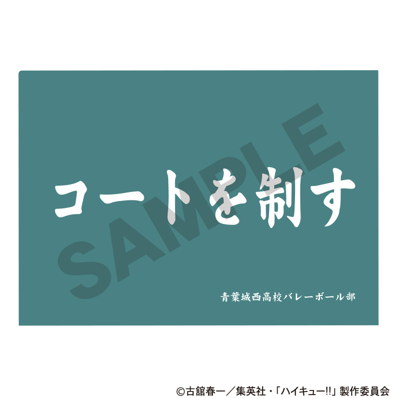 【クラックス】ハイキュー！！ シングルクリアファイル 青葉城西高校
