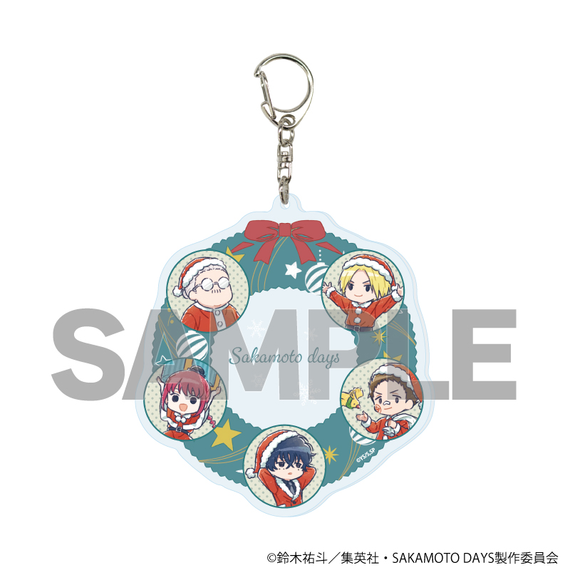 【A3】デカアクリルキーホルダー「SAKAMOTO DAYS」20/デザインA クリスマスver.（グラフアートイラスト）