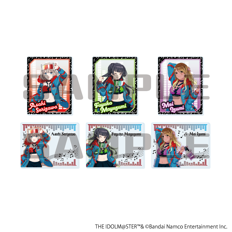 【A3】アクリルカード「アイドルマスター シャイニーカラーズ」05/オリジナル衣装ver. トレーディング（全6種）（描き下ろしイラスト） 1BOX入数：6