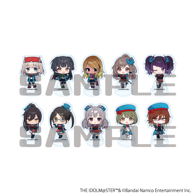 【A3】アクリルぷちスタンド「アイドルマスター シャイニーカラーズ」03/オリジナル衣装ver. トレーディング（全10種）（ミニキャライラスト） 1BOX入数：10