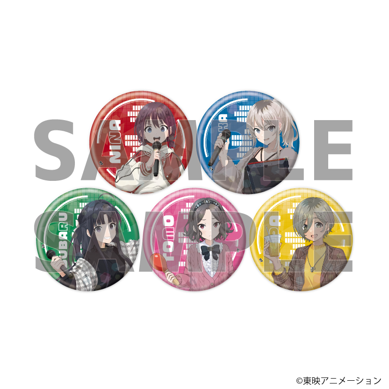 【A3】ホログラム缶バッジ（57mm）「ガールズバンドクライ」01/ブラインド（全5種）（描き下ろしイラスト） 1BOX入数：5