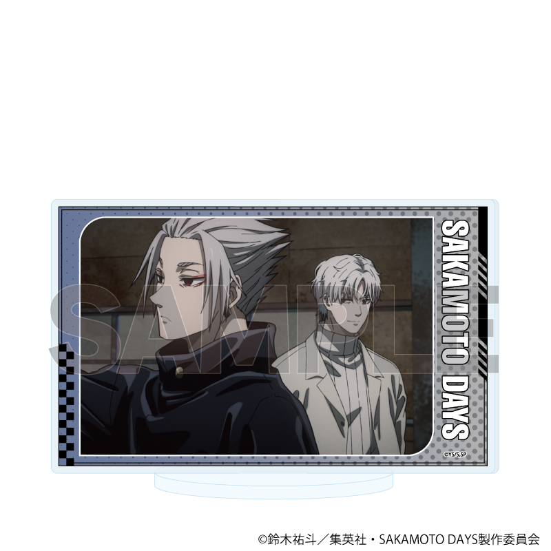 【A3】アクリルスタンド「SAKAMOTO DAYS」73/X（スラー）&楽（場面写イラスト）
