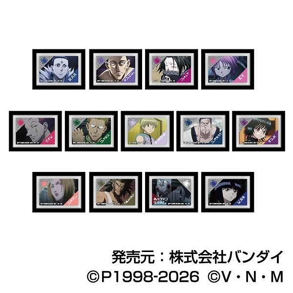 【ハセ・プロ】アートフレームコレクション HUNTER×HUNTER Vol.3 幻影旅団BOX 1BOX入数：13