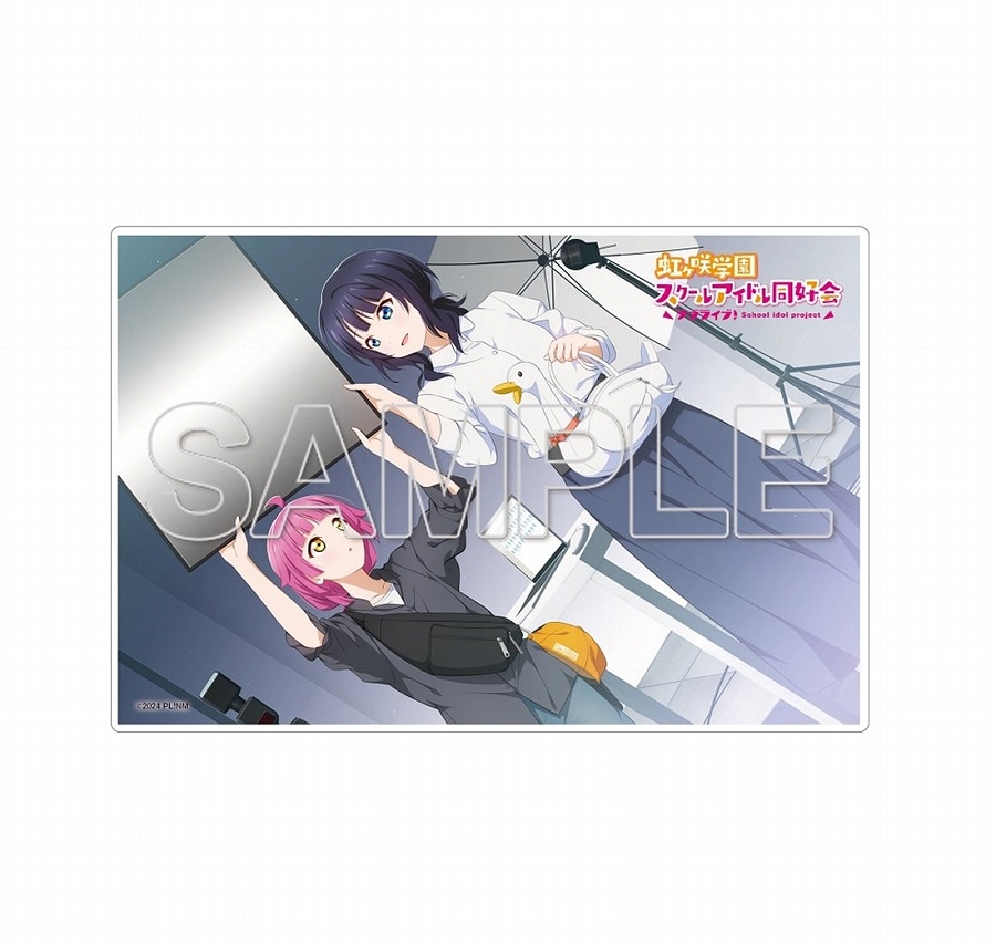 【KADOKAWA】『ラブライブ！虹ヶ咲学園スクールアイドル同好会』ミニアクリルプレート 果林&璃奈【2】