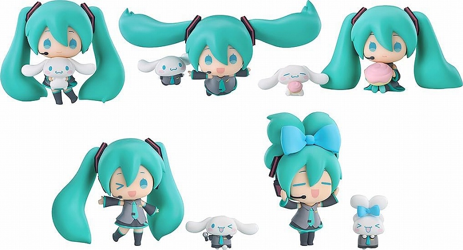 【グッドスマイルカンパニー】トレーディングフィギュア 初音ミク×シナモロール 1BOX入数：5
