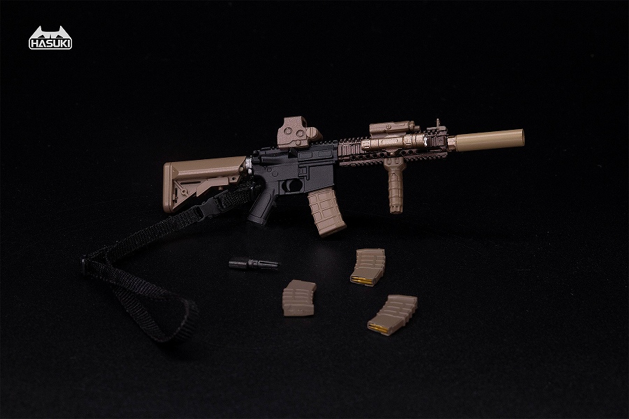 【HASUKI】WM-04A 1/12スケール MK18 装備セット（ゴールド）