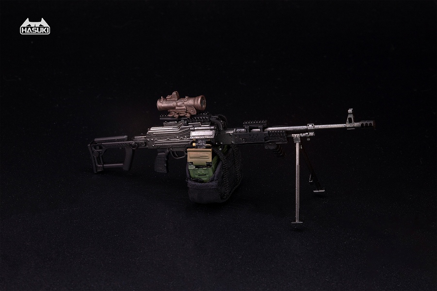 【HASUKI】WM-05A 1/12スケール PKM 装備セット（ブラック）