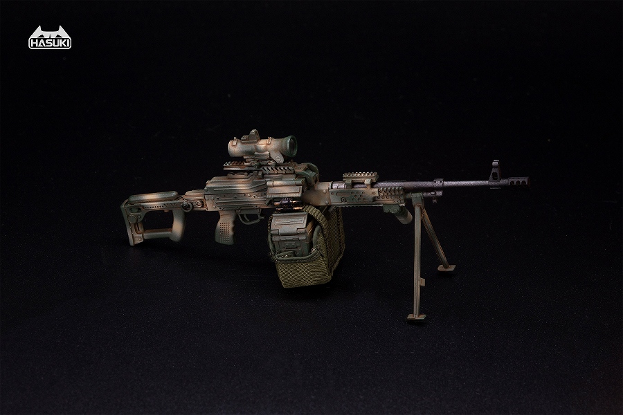 【HASUKI】WM-05C 1/12スケール PKM 装備セット（ウッドランドカモ）