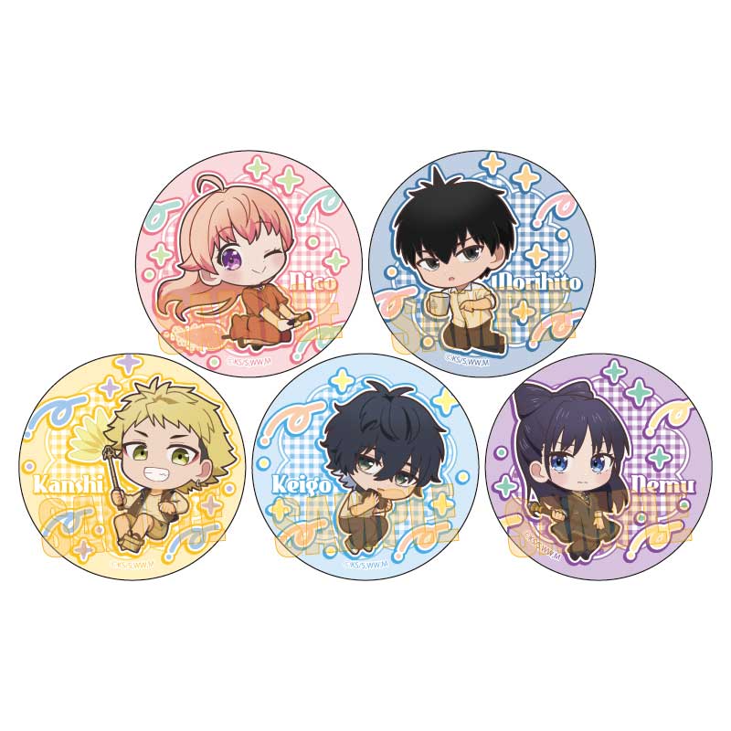 【ベルハウス】トレーディング缶バッジ TVアニメ『ウィッチウォッチ』/ぷかっしゅ 1BOX入数：5