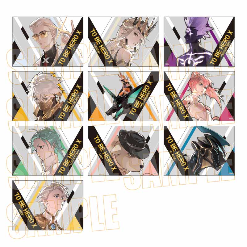 【ベルハウス】トレーディング箔押しブロマイド アニメ「TO BE HERO X」 1BOX入数：10