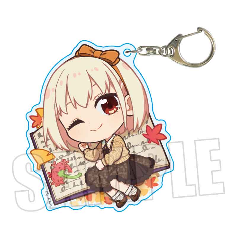 【ベルハウス】ちょいデカアクリルキーホルダー TVアニメ「リコリス・リコイル」/錦木 千束B（読書）