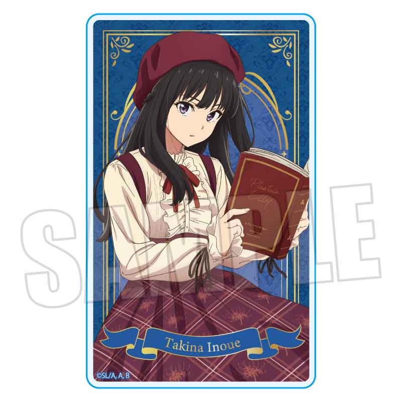 【ベルハウス】アクリルカード TVアニメ「リコリス・リコイル」/井ノ上 たきな（読書）