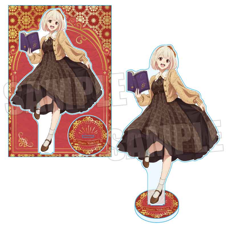 【ベルハウス】MEGAアクリルスタンド TVアニメ「リコリス・リコイル」/錦木 千束（読書）