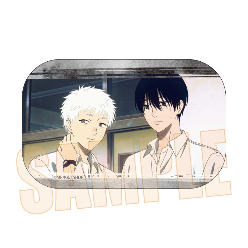 【ベルハウス】メモリーズスクエア缶バッジ 光が死んだ夏/佳紀&ヒカルA